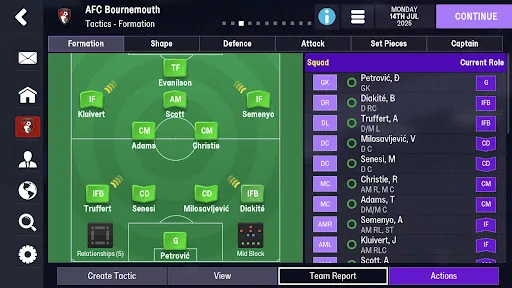 Football Manager 26 Mobile мод меню скриншот 3