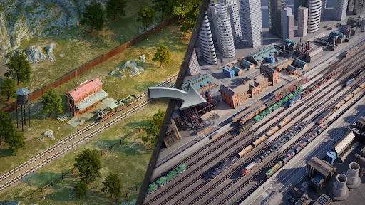 Train Station 3: Rail Games 3D мод скриншот 6