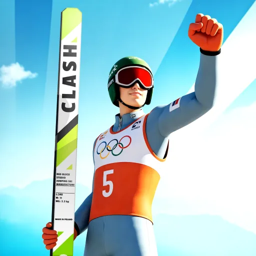 Ski Jumping Clash мод