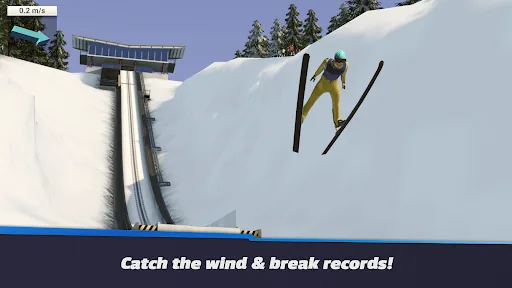Ski Jumping Clash мод меню скриншот 3