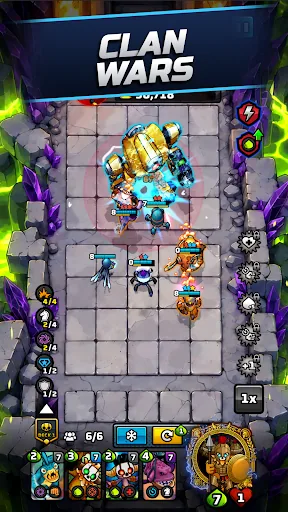 Rift Wars: Merge Arena мод меню скриншот 3