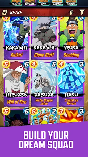 NARUTO: Ninja Cards взлом скриншот 7
