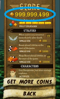 Взлом Temple Run 2. Чит на кристаллы.