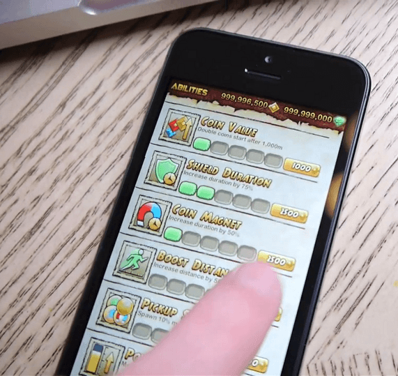 Взлом Temple Run 2. Чит на кристаллы.