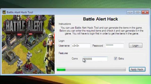 Чит на взлом золота в Battle Alert - Red Uprising