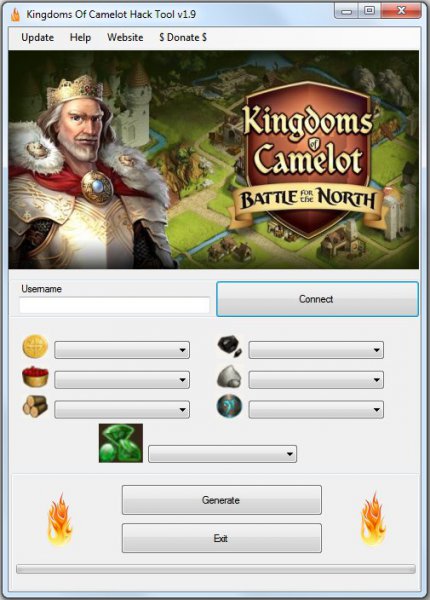 Чит на Kingdoms of Camelot: Battle for the North