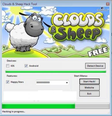 ВЗЛОМ Clouds & Sheep. Чит на звезды.