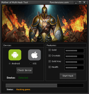 ВЗЛОМ Mother of Myth. ЧИТ на золото, кристаллы, золотые ключи, здоровье.