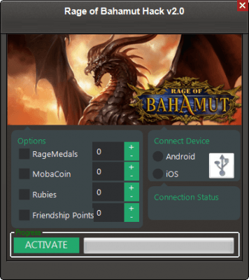 ВЗЛОМ Rage of Bahamut. ЧИТ на монеты, медали, опыт.