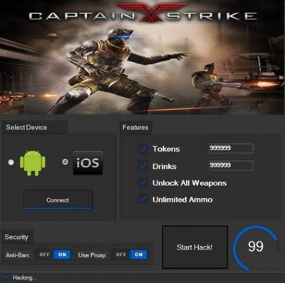 ВЗЛОМ Captain Strike. ЧИТ на жетоны, оружие, патроны.