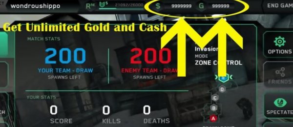 ВЗЛОМ SHADOWGUN: DeadZone. ЧИТ на золото, деньги + режим бога.
