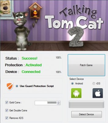 ВЗЛОМ Говорящий кот Том 2(Talking Tom Cat). Чит на монеты + полный доступ.