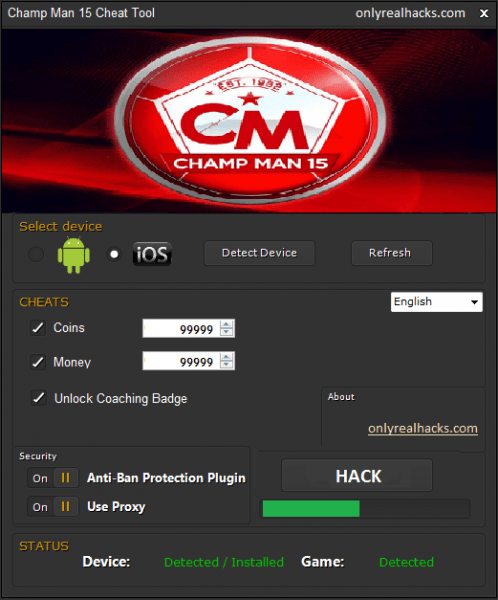 ВЗЛОМ Champ Man 15. ЧИТ на монеты и деньги.