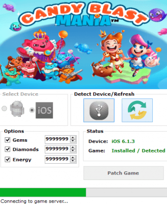 ВЗЛОМ Candy Blast Mania. ЧИТ на кристаллы и энергию.