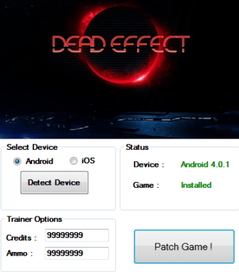 ВЗЛОМ Dead Effect. ЧИТ на кредиты и патроны.