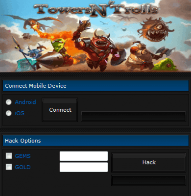 ВЗЛОМ Towers N' Trolls. ЧИТ на золото и кристаллы.