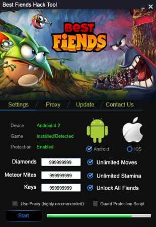 коды для взлома Best Fiends