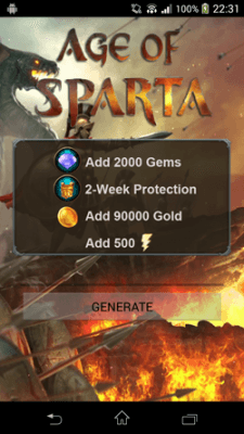 взлом Age of Sparta