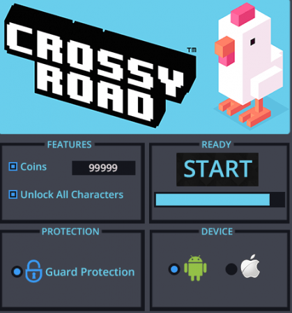 ВЗЛОМ Crossy Road. ЧИТ на монетки + CharUNLOCK[1.1]