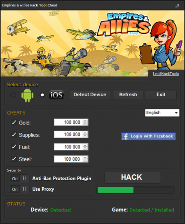 ЧИТ Empires and Allies. ВЗЛОМ на золотые монеты, очки, энергия.