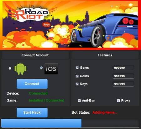 ВЗЛОМ Дорожные войны. ЧИТ на монеты.