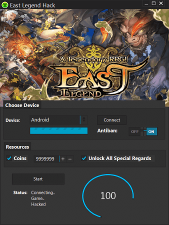 ВЗЛОМ East Legend. ЧИТ на золотые монеты и кристаллы.