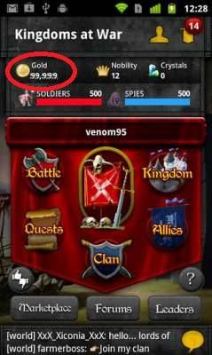 ВЗЛОМ Kingdoms at War: #1 PVP MMORPG. ЧИТ на золото.