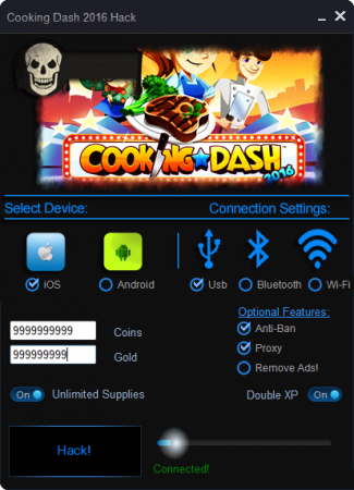 ВЗЛОМ COOKING DASH 2016. ЧИТ на очки, время.	