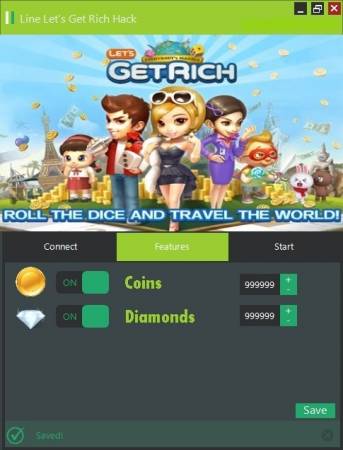 ВЗЛОМ LINE Let's Get Rich. ЧИТ на очки.