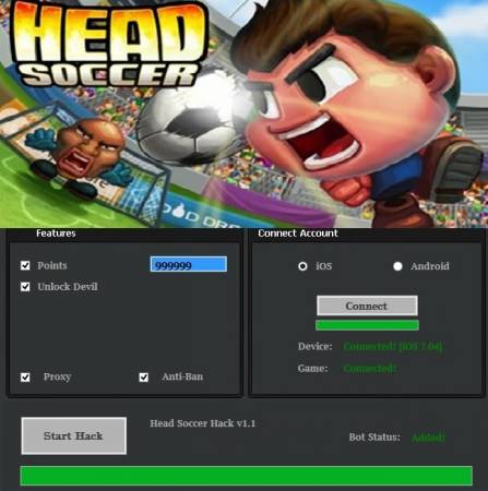 ВЗЛОМ Head Soccer. ЧИТ на очки и монеты.