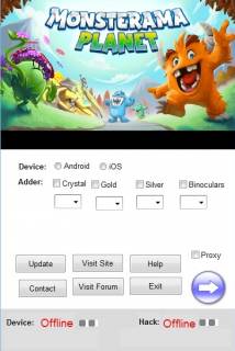 ВЗЛОМ Monsterama Planet - ПЛАНЕТА МОНСТЕРАМА. ЧИТ на кристаллы, золото, серебро.