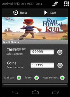 ВЗЛОМ Run Forrest Run. ЧИТ на шоколад и монетки.