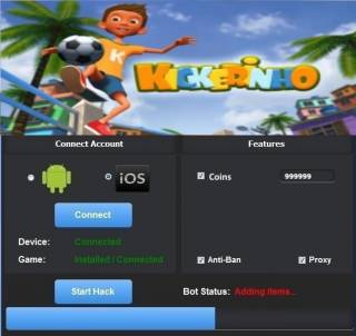 ВЗЛОМ Kickerinho. ЧИТ на монеты.