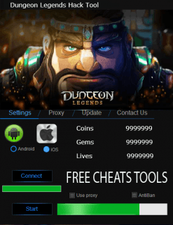 ВЗЛОМ Dungeon Legends. ЧИТ на золотые монеты и кристаллы.
