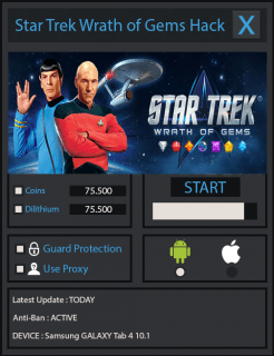 ВЗЛОМ Star Trek - Wrath of Gems. ЧИТ на деньги.