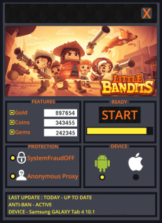 ВЗЛОМ Little Bandits. ЧИТ на золото, монеты, кристаллы.