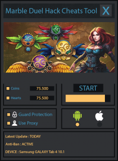ВЗЛОМ Marble Duel - Повелители сфер. ЧИТ на золото и жизни.