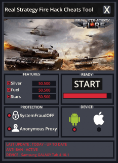 ВЗЛОМ Real Strategy: Fire. ЧИТ на серебро, топливо и звезды.