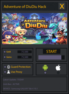 ВЗЛОМ Adventure of DiuDiu. ЧИТ на золото и кристаллы.