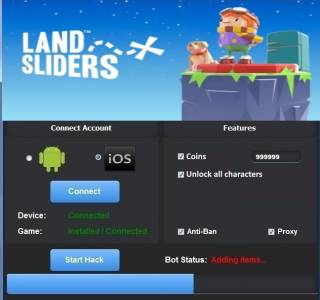 ВЗЛОМ Land Sliders. ЧИТ на деньги.