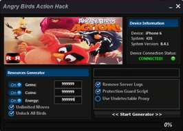 взлом Angry Birds Action