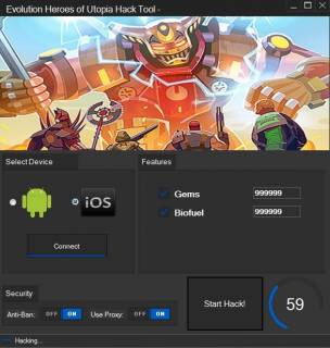 ВЗЛОМ Evolution: Heroes of Utopia | Эволюция: Герои Утопии. ЧИТ на кристаллы.