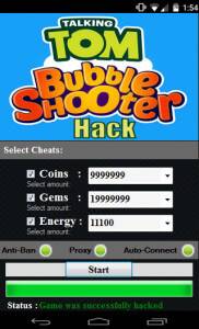 ЧИТ Talking Tom Bubble Shooter