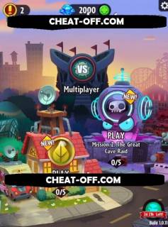 Взломанная Plants vs. Zombies Heroes