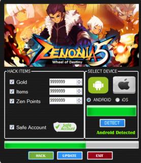 Чит на Zenonia 5