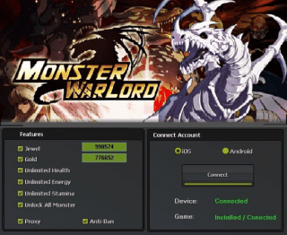 Чит на Monster Warlord