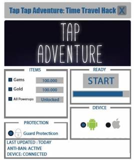 ЧИТ Tap Adventure: Time Travel