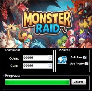 ЧИТ Monster Raid