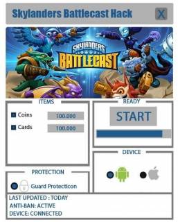 Взломанный Skylanders Battlecast