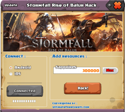 Чит Stormfall: Rise of Balur